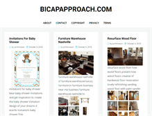 Tablet Screenshot of bicapapproach.com